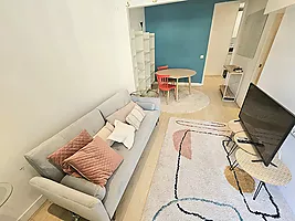 Temporary rental flat with a double bedroom